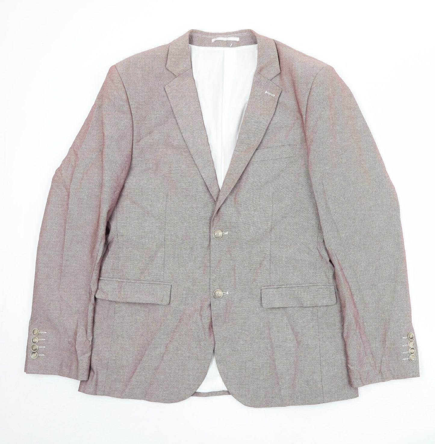 Mens UK Size 42 New Look Regular Red Suit Jacket