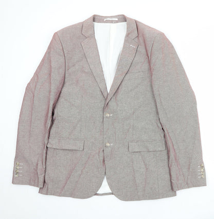 Mens UK Size 42 New Look Regular Red Suit Jacket