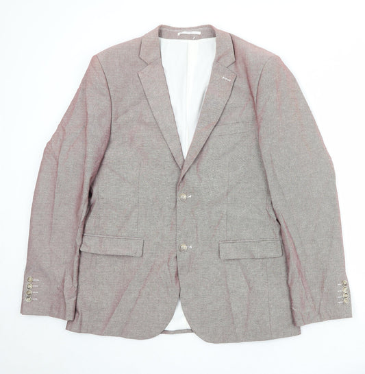 Mens UK Size 42 New Look Regular Red Suit Jacket