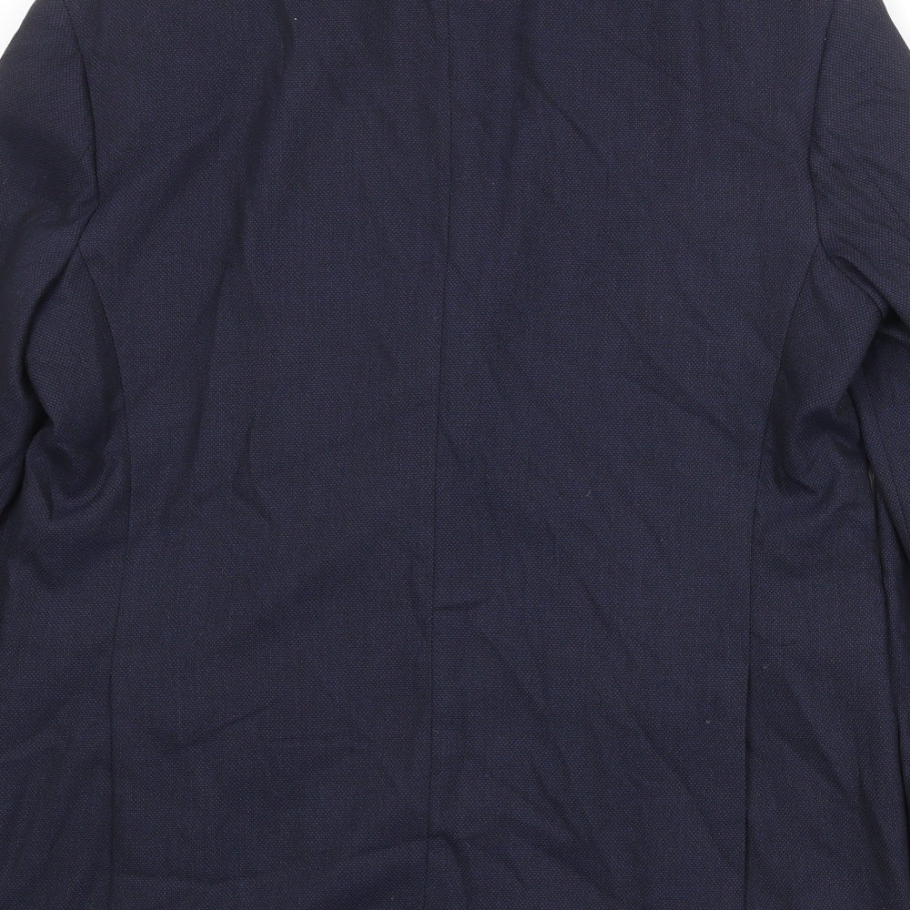 Mens UK Size 40 Zara Regular Blue Suit Jacket