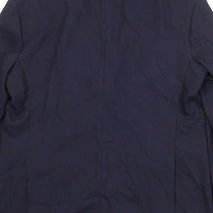 Mens UK Size 40 Zara Regular Blue Suit Jacket