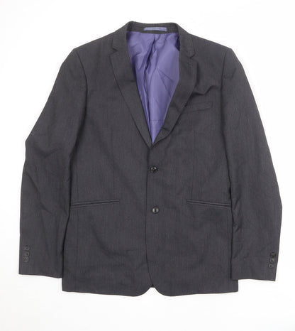 Mens UK Size 40 Marks and Spencer Regular Grey Suit Jacket