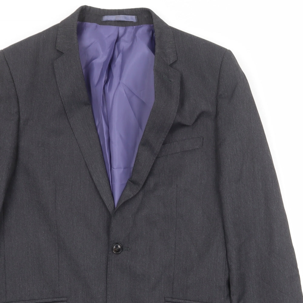 Mens UK Size 40 Marks and Spencer Regular Grey Suit Jacket