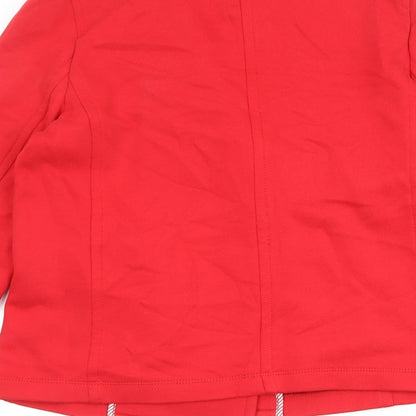 Womens UK Size XS Uniqlo Red Jacket