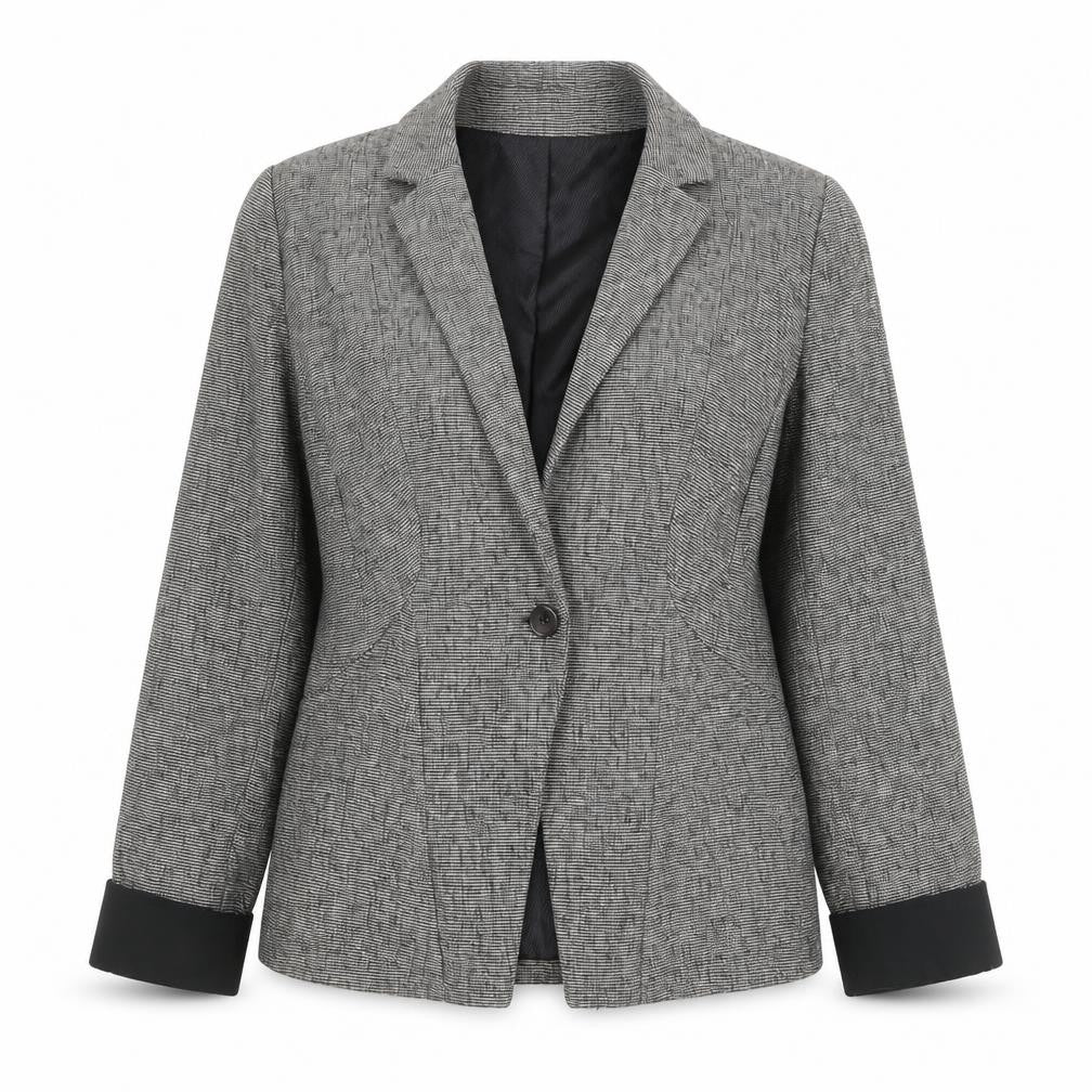 NEXT Womens Grey Polyester Jacket Blazer Size 10