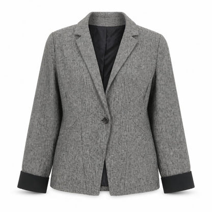NEXT Womens Grey Polyester Jacket Blazer Size 10