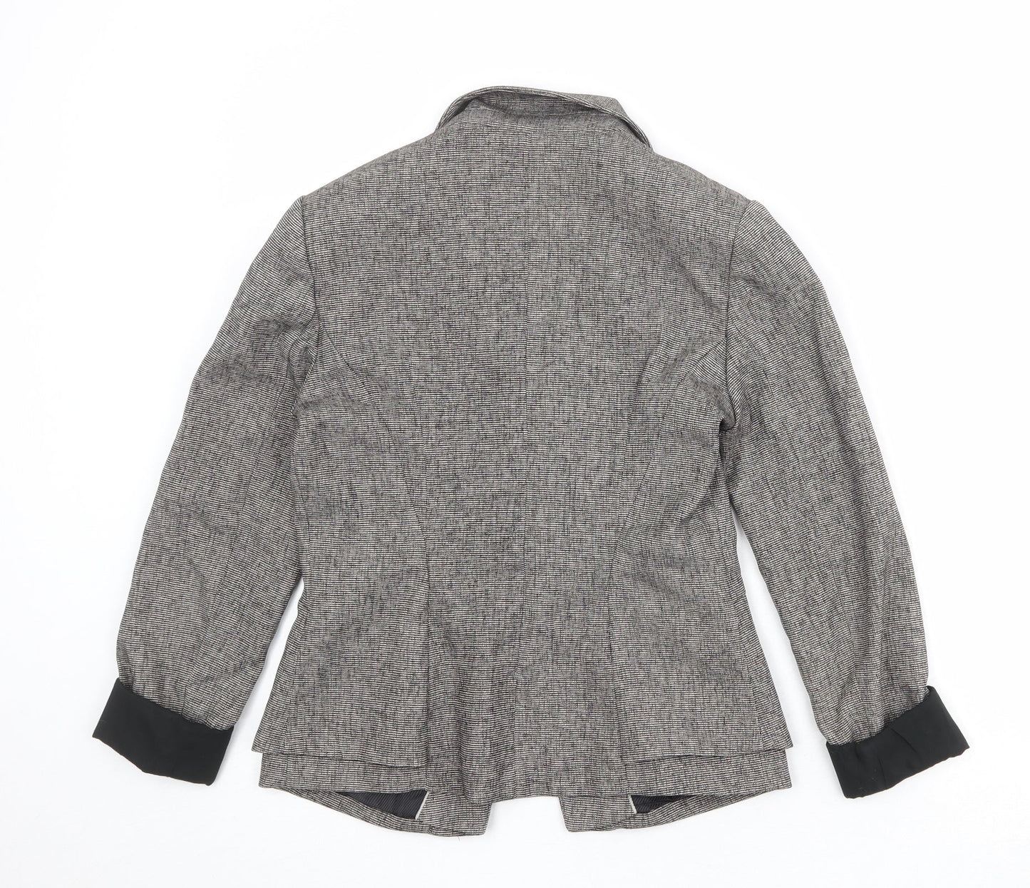 NEXT Womens Grey Polyester Jacket Blazer Size 10