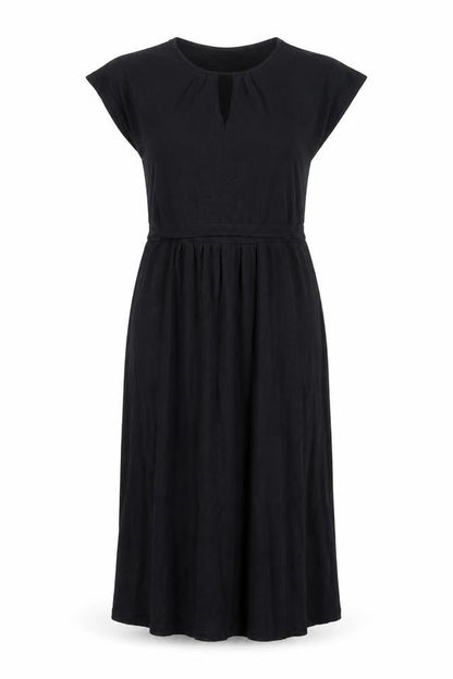 JoJo Maman Bébé Womens Black Viscose A-Line Size S Round Neck Pullover