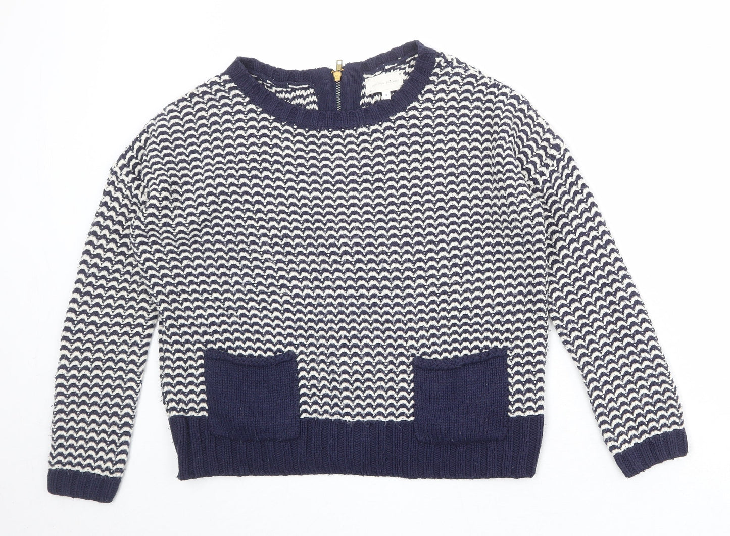 Womens UK Size 8 New Look Blue Pullover Jumper