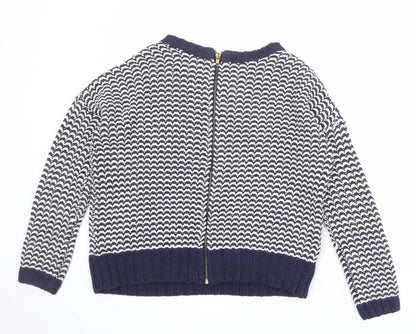 Womens UK Size 8 New Look Blue Pullover Jumper