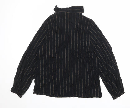 Womens UK Size 10 Marks and Spencer Black Basic Blouse