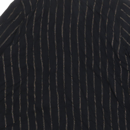 Womens UK Size 10 Marks and Spencer Black Basic Blouse