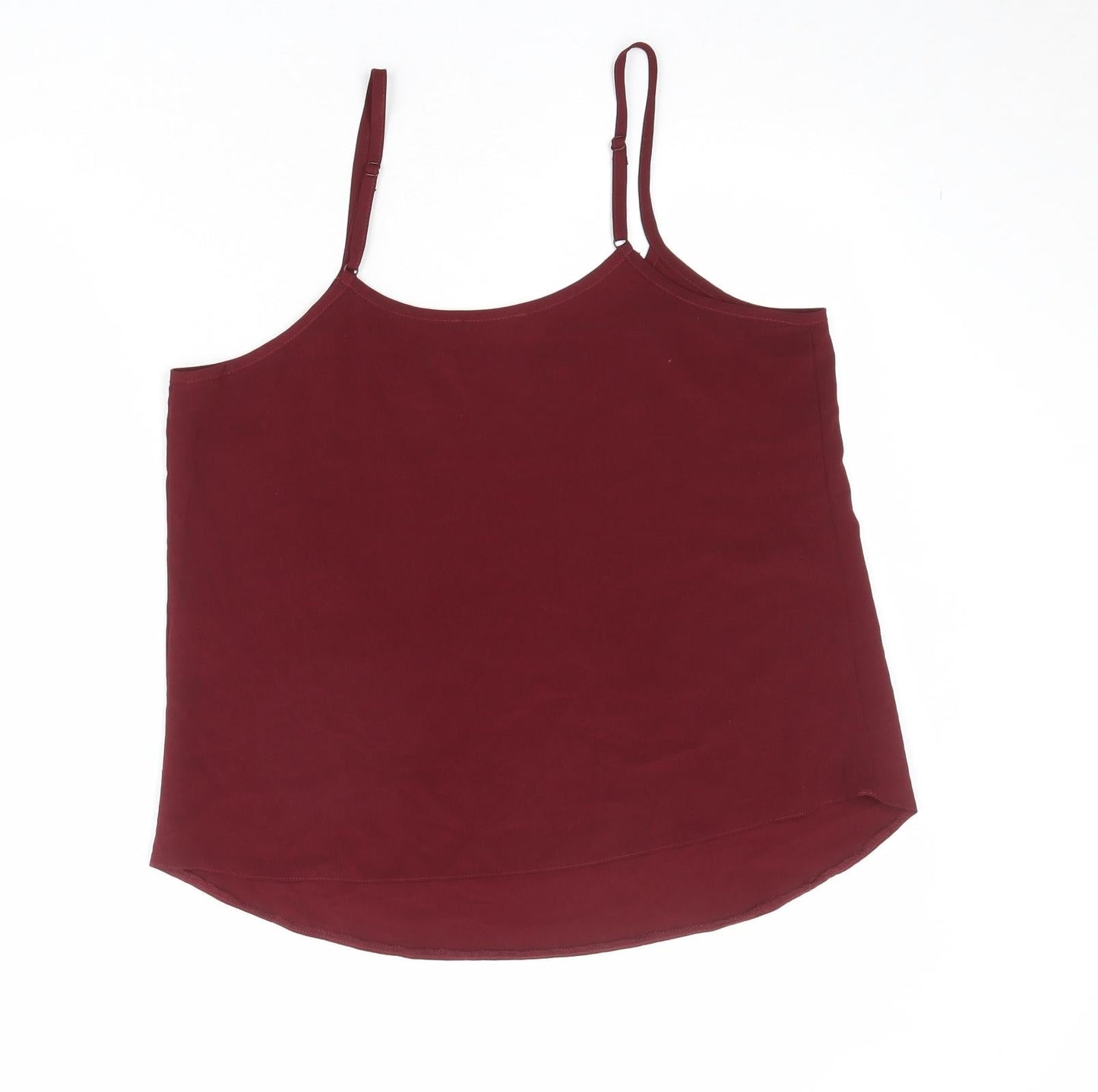 Womens UK Size 14 Select Red Basic Tank