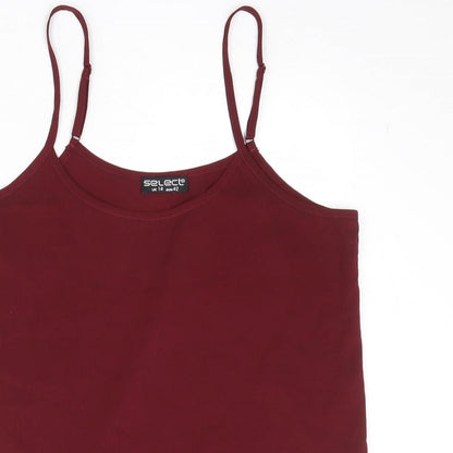 Womens UK Size 14 Select Red Basic Tank