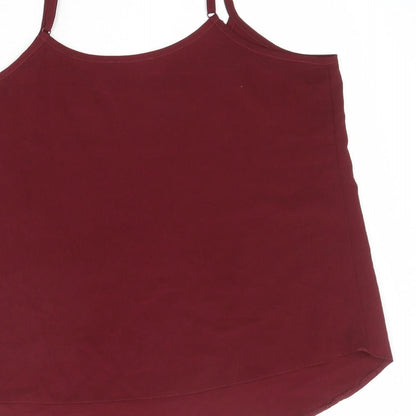 Womens UK Size 14 Select Red Basic Tank