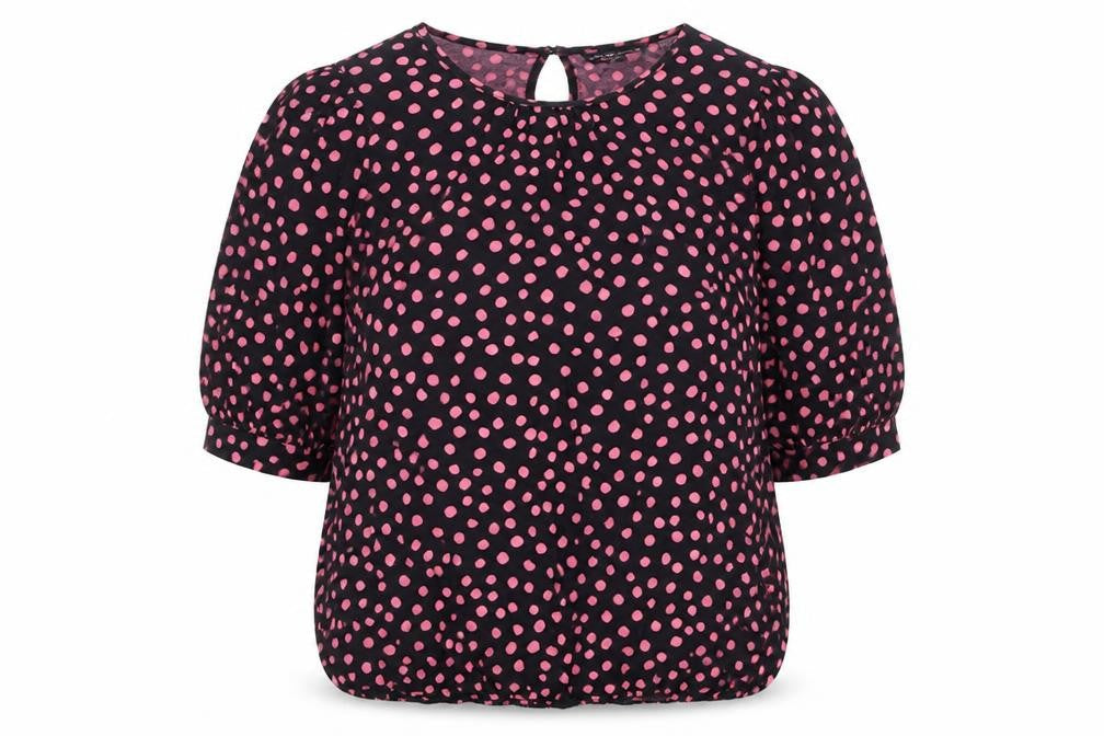 Womens UK Size 10 Dorothy Perkins Black Basic Blouse