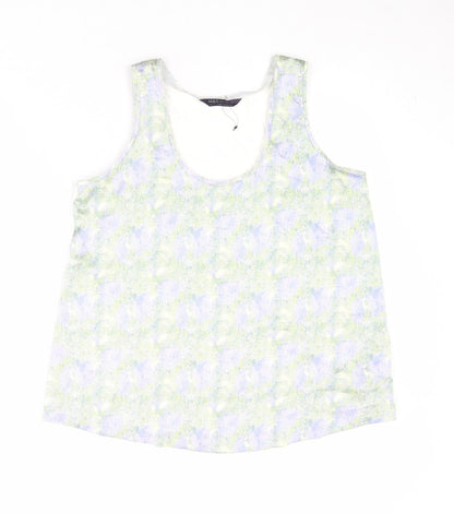 Womens UK Size 8 Marks and Spencer Multicoloured Basic Tank