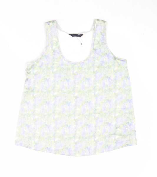 Womens UK Size 8 Marks and Spencer Multicoloured Basic Tank