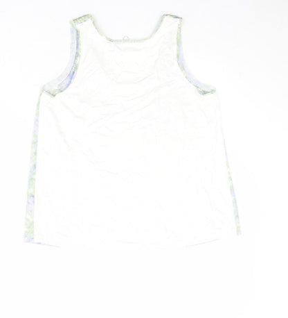 Womens UK Size 8 Marks and Spencer Multicoloured Basic Tank