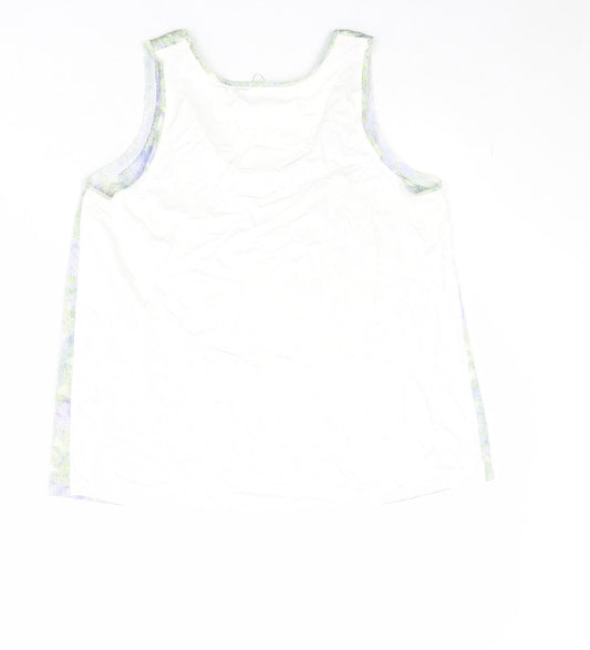 Womens UK Size 8 Marks and Spencer Multicoloured Basic Tank
