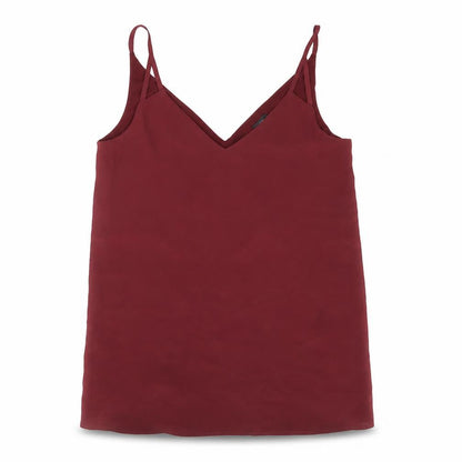 Womens UK Size 8 River Island Red Basic Tank