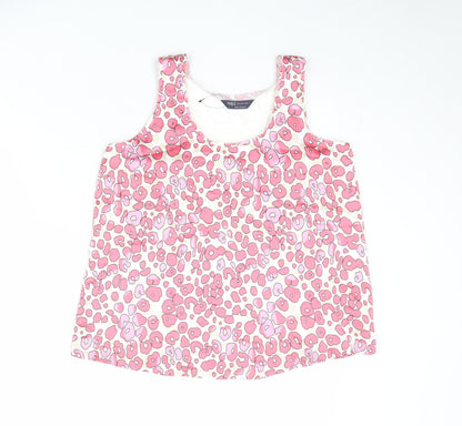 Womens UK Size 8 Marks and Spencer Pink Basic Tank