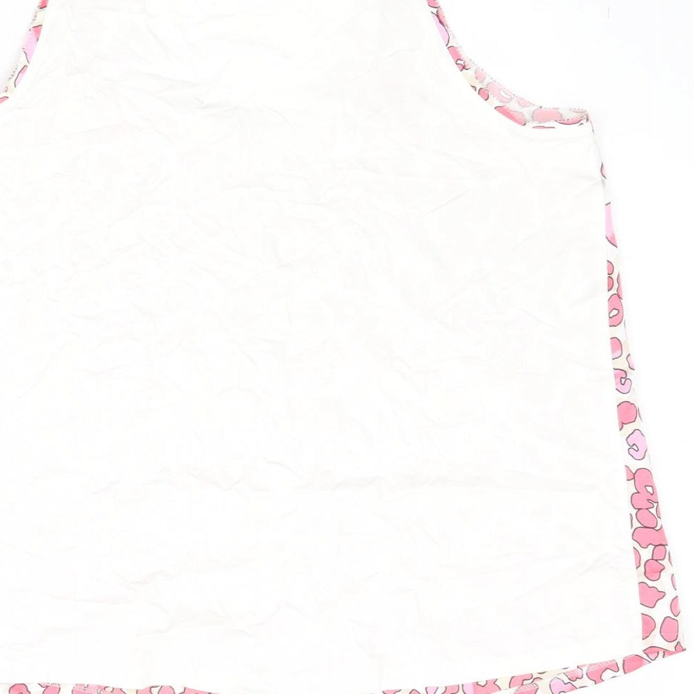 Womens UK Size 8 Marks and Spencer Pink Basic Tank