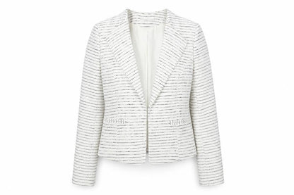 Womens UK Size 10 H&M White Jacket