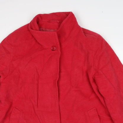 Womens UK Size 16 Basler Pink Overcoat