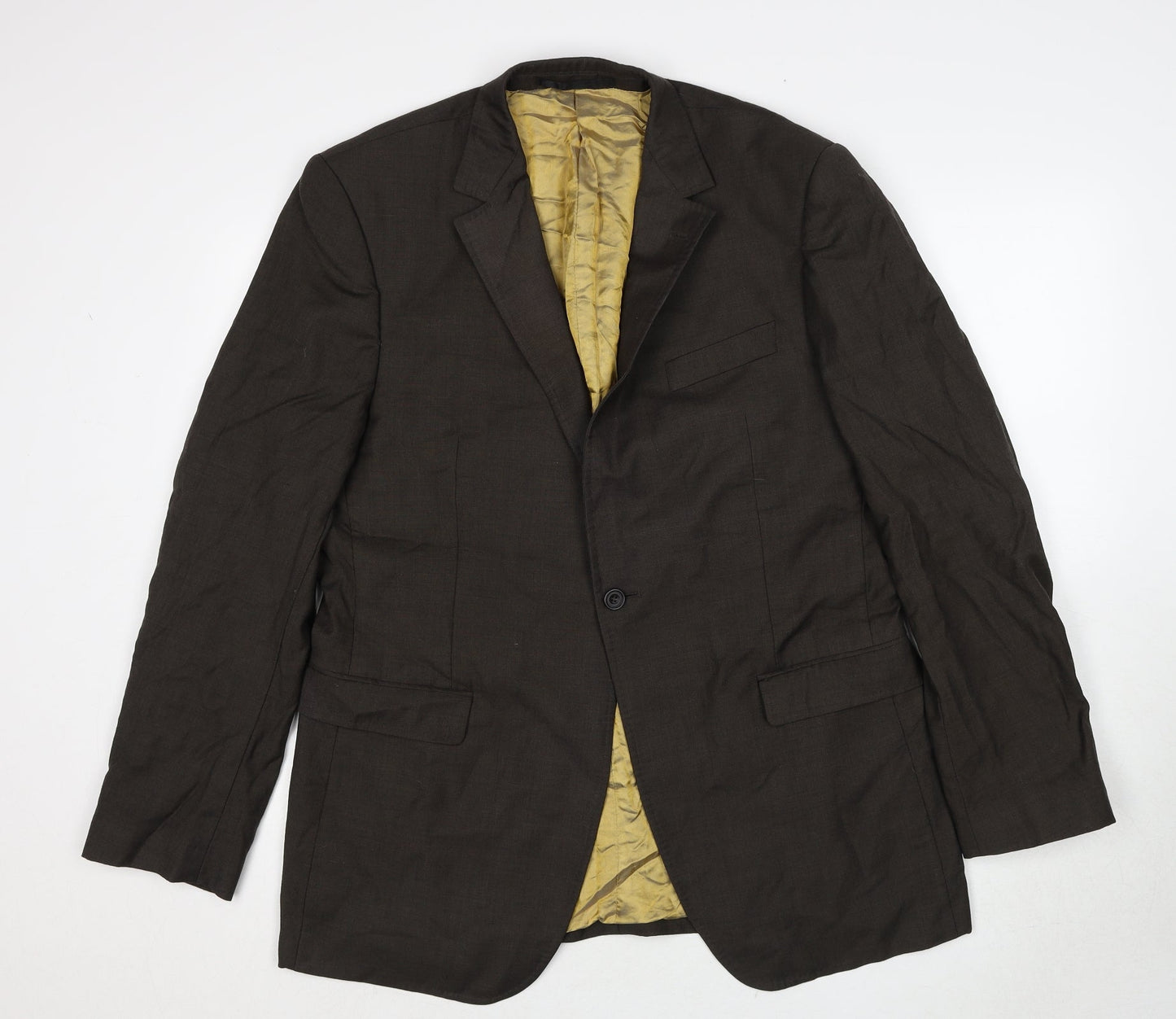 Mens UK Size 42 Marks and Spencer Regular Brown Suit Jacket