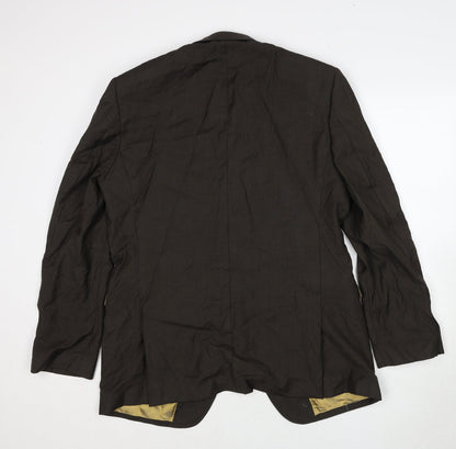 Mens UK Size 42 Marks and Spencer Regular Brown Suit Jacket