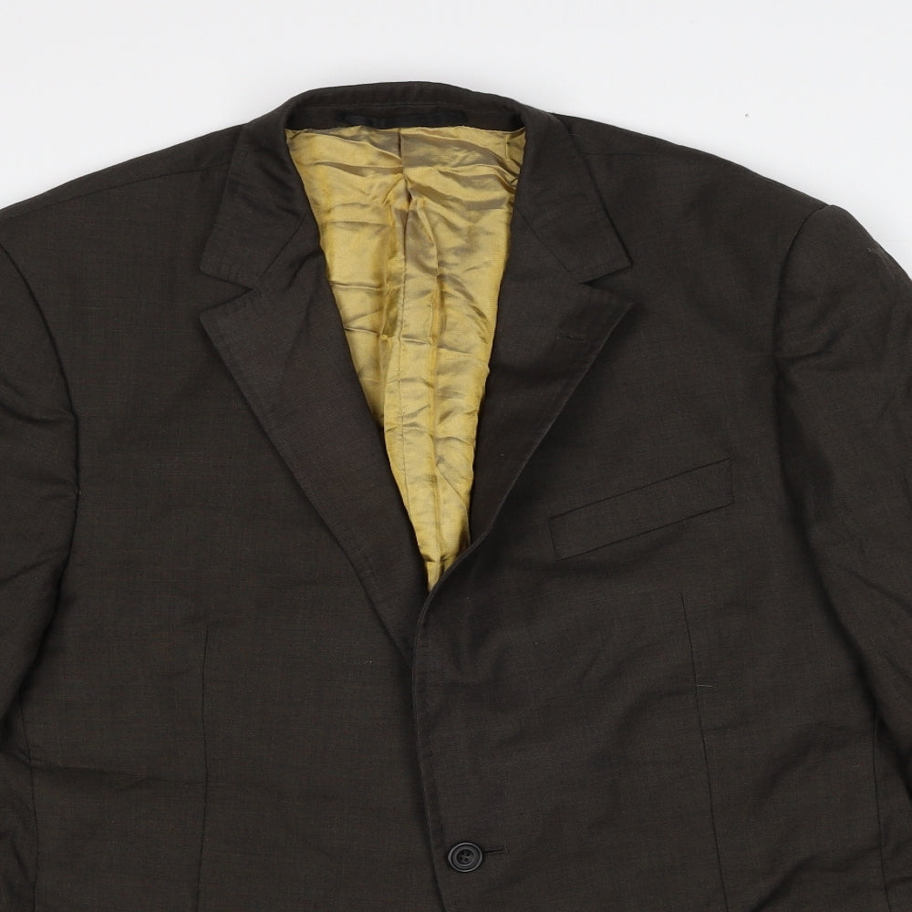 Mens UK Size 42 Marks and Spencer Regular Brown Suit Jacket