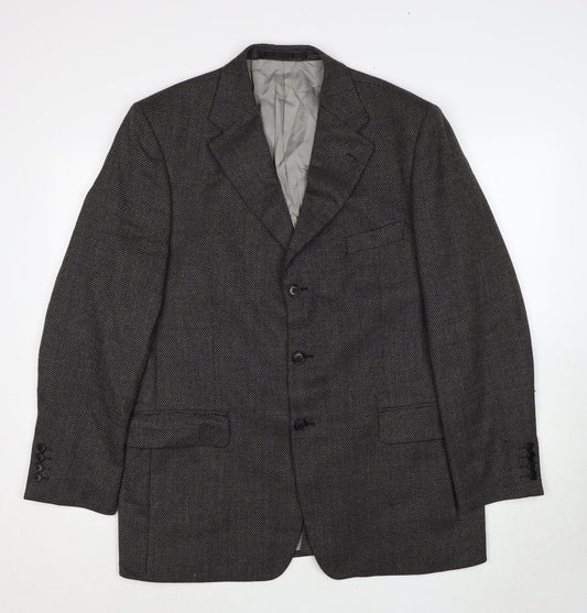 Mens UK Size 42 Marks and Spencer Regular Grey Suit Jacket