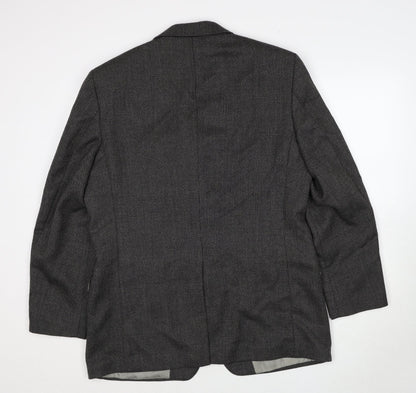 Mens UK Size 42 Marks and Spencer Regular Grey Suit Jacket