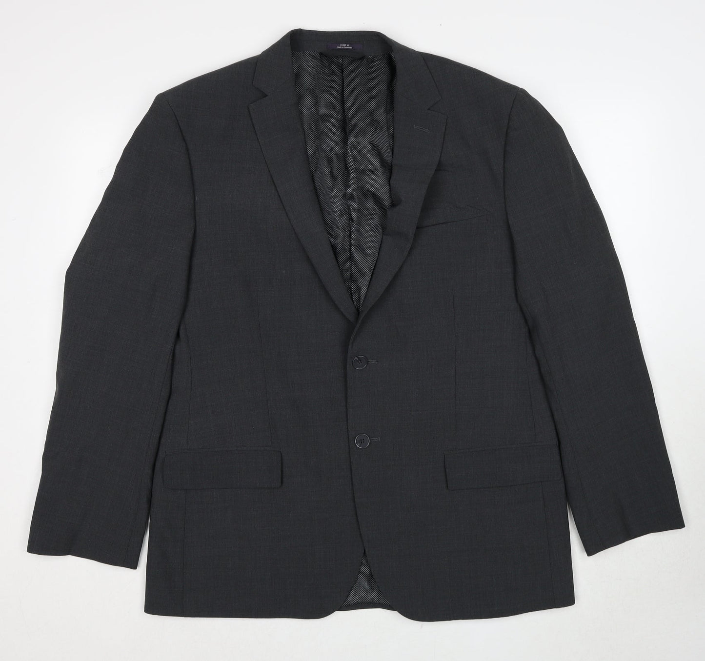 Mens UK Size 42 Marks and Spencer Regular Grey Suit Jacket