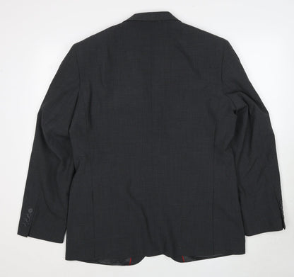Mens UK Size 42 Marks and Spencer Regular Grey Suit Jacket