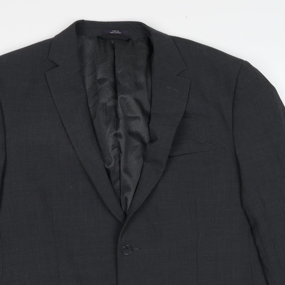 Mens UK Size 42 Marks and Spencer Regular Grey Suit Jacket