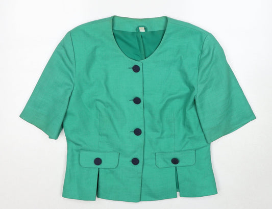 Womens UK Size 16 Hamells Green Jacket
