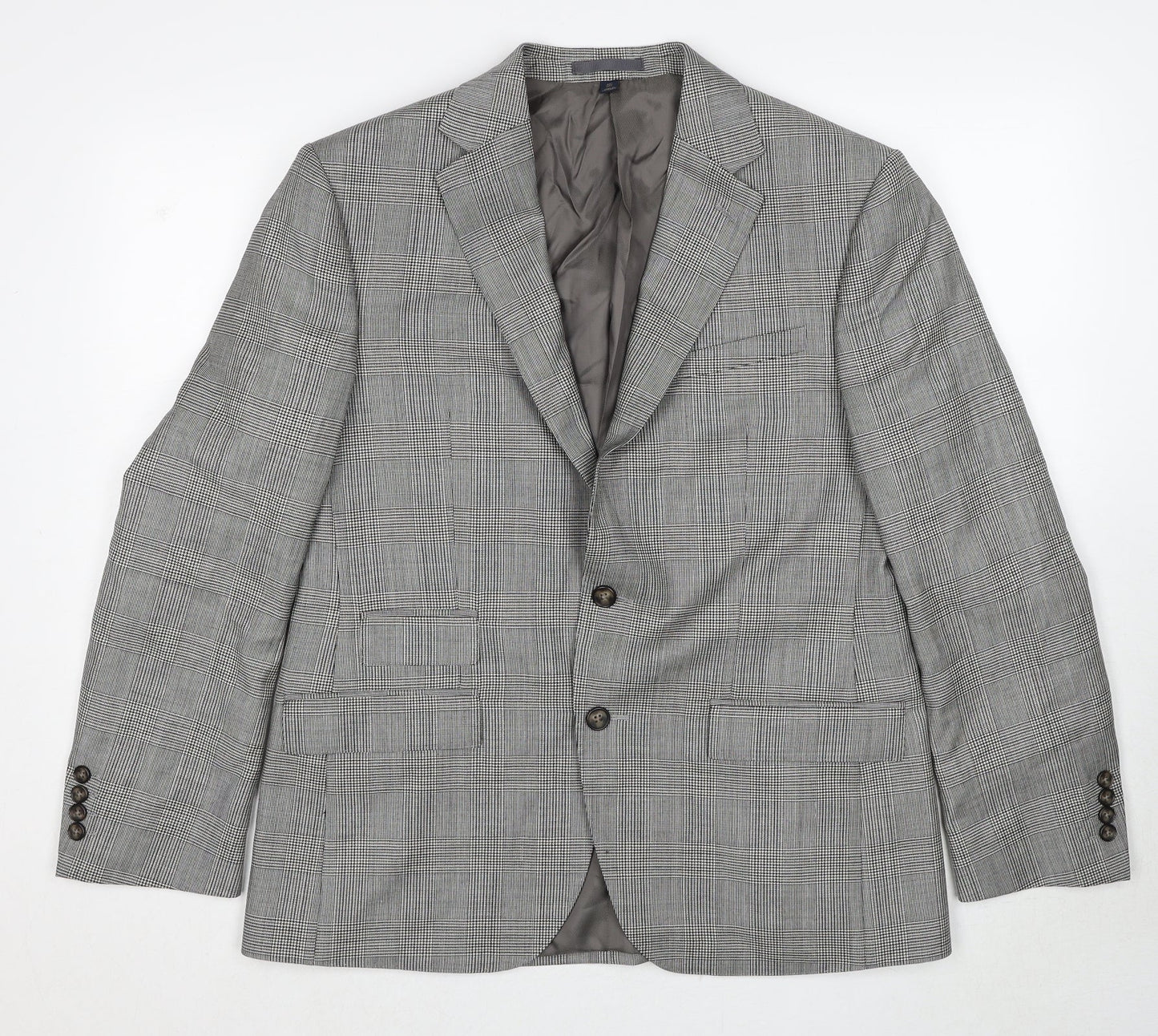 Mens UK Size 40 Marks and Spencer Regular Grey Suit Jacket