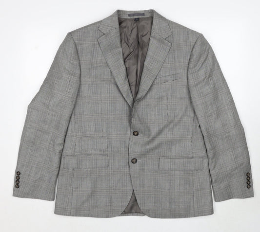 Mens UK Size 40 Marks and Spencer Regular Grey Suit Jacket