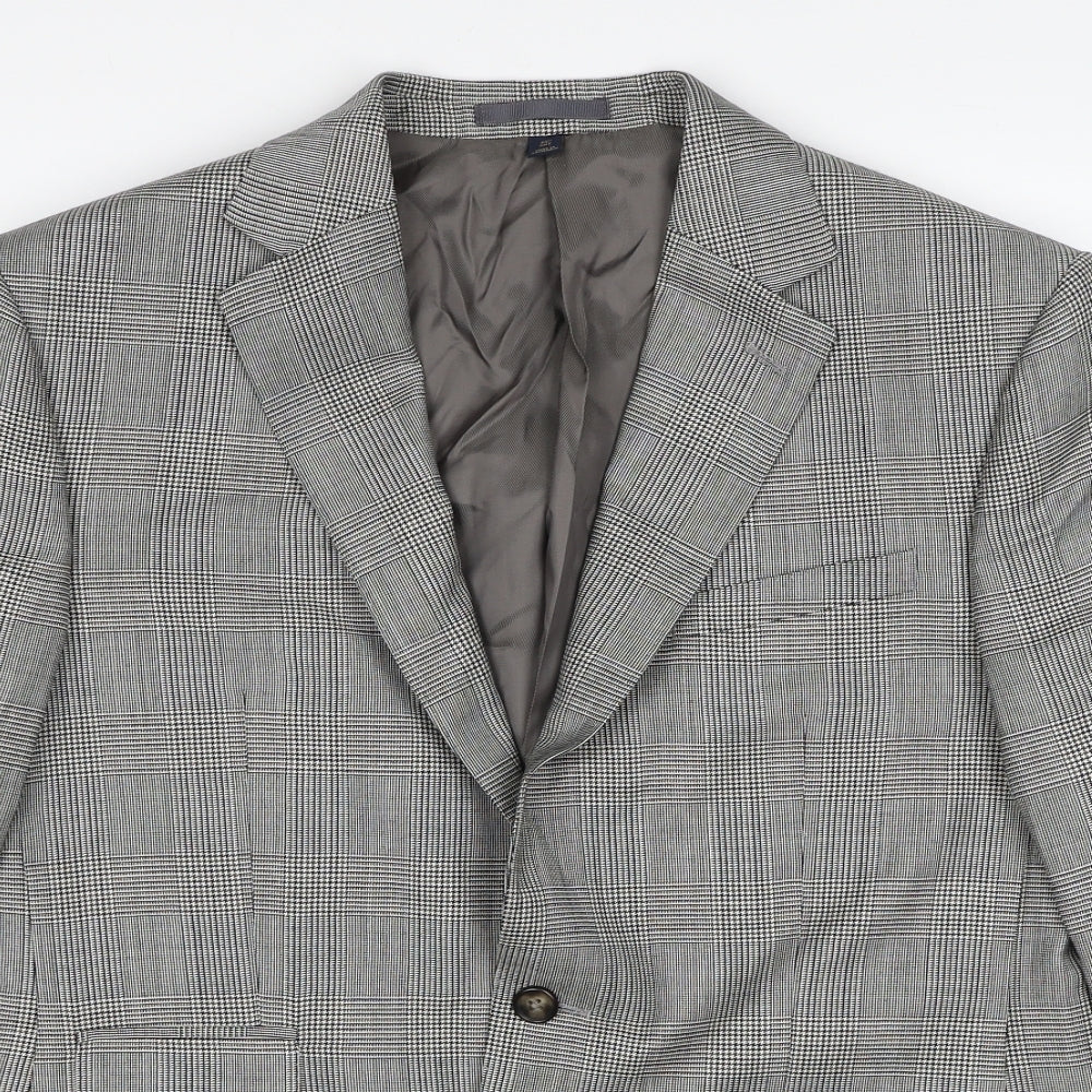 Mens UK Size 40 Marks and Spencer Regular Grey Suit Jacket