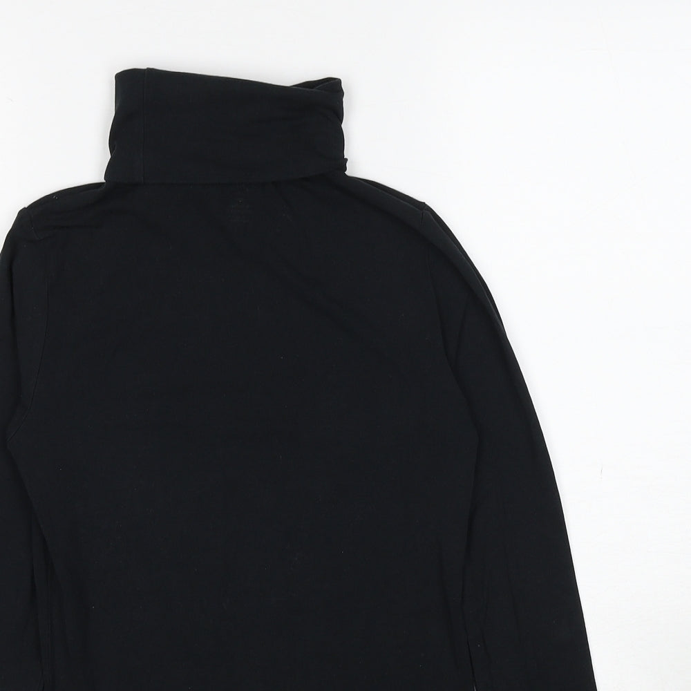 Gap Womens Black Cotton Pullover Sweatshirt Size S Pullover