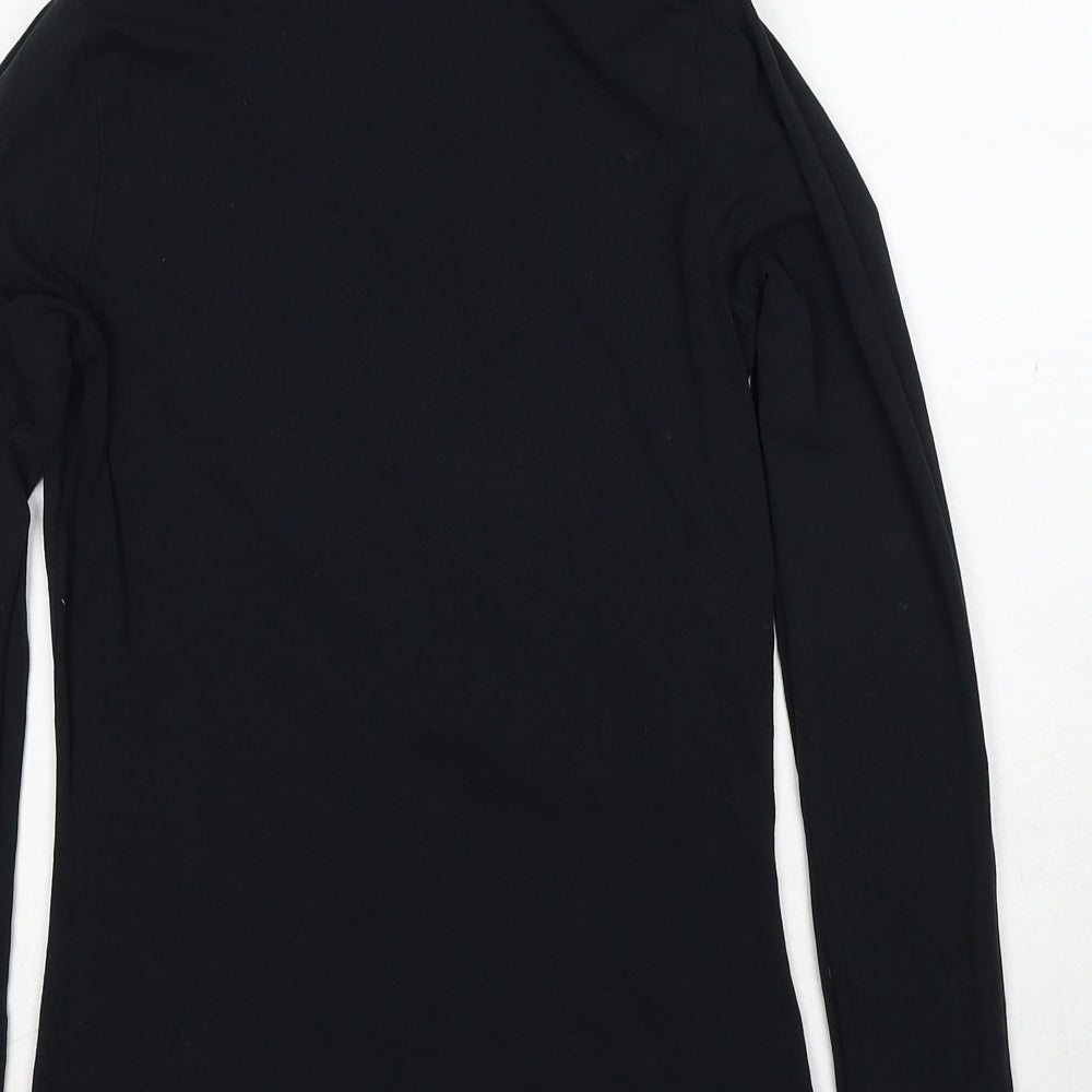 Gap Womens Black Cotton Pullover Sweatshirt Size S Pullover