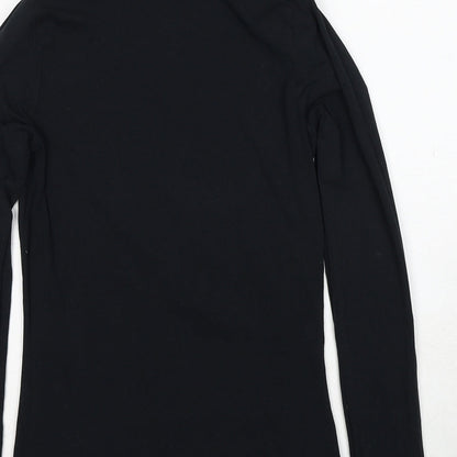 Gap Womens Black Cotton Pullover Sweatshirt Size S Pullover