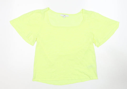 Womens UK Size 14 NEXT Yellow Basic Blouse