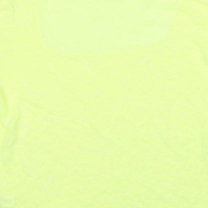 Womens UK Size 14 NEXT Yellow Basic Blouse