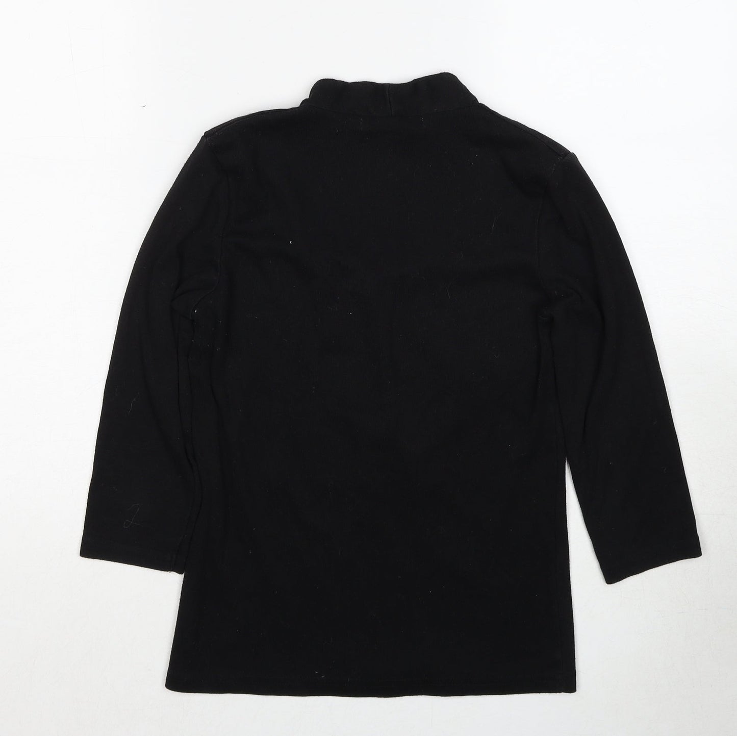 Womens UK Size 10 Emreco Black Pullover Jumper