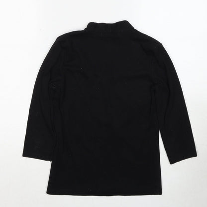 Womens UK Size 10 Emreco Black Pullover Jumper