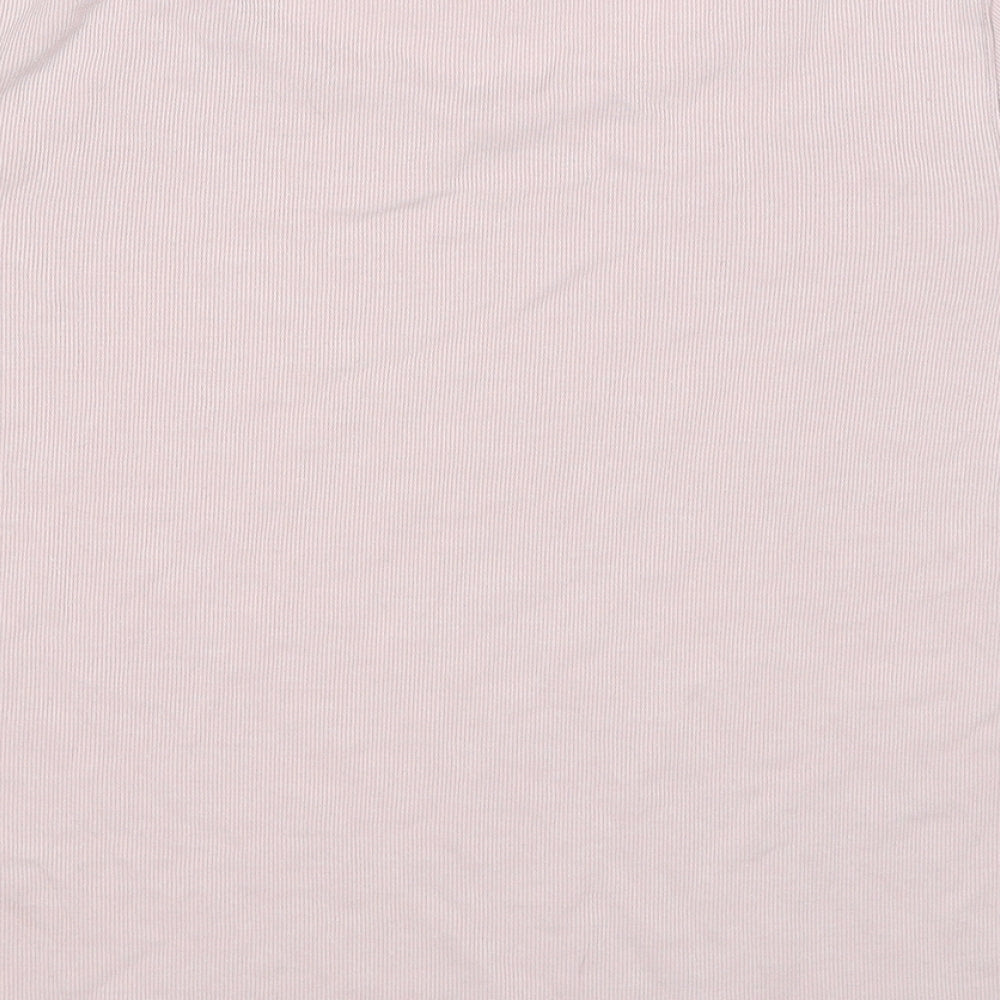 Womens UK Size S Bonmarché Pink Basic T-Shirt