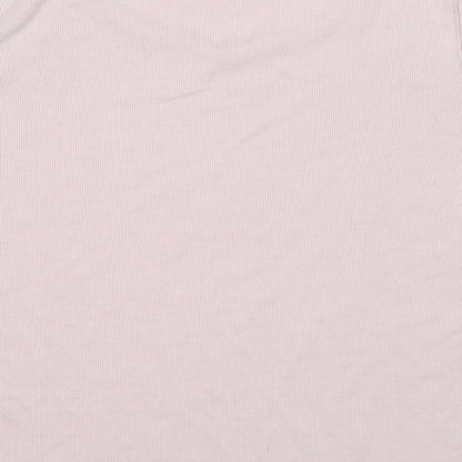 Womens UK Size S Bonmarché Pink Basic T-Shirt